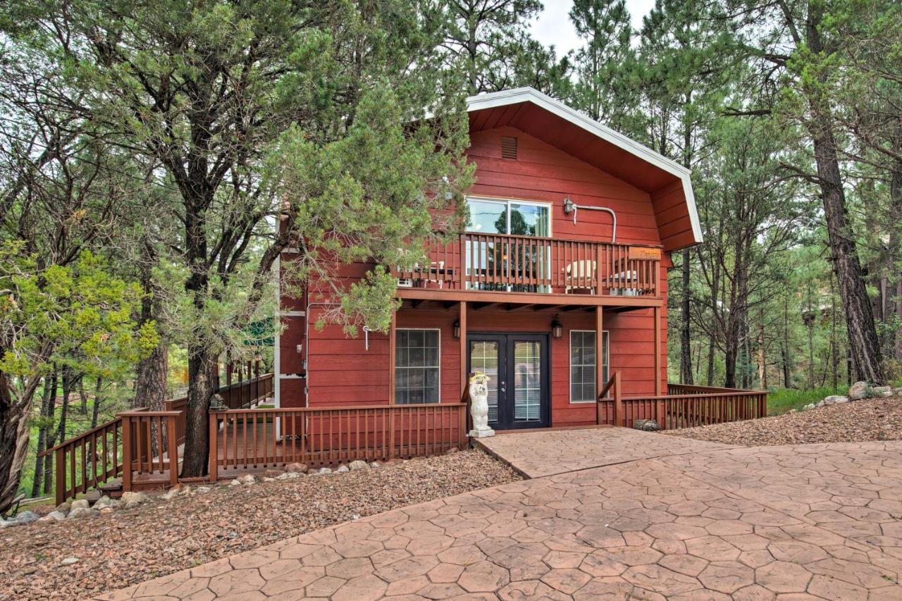 Ruidoso Cabin With Deck And Grill Less Than 3 Mi To Race Track Villa Kültér fotó