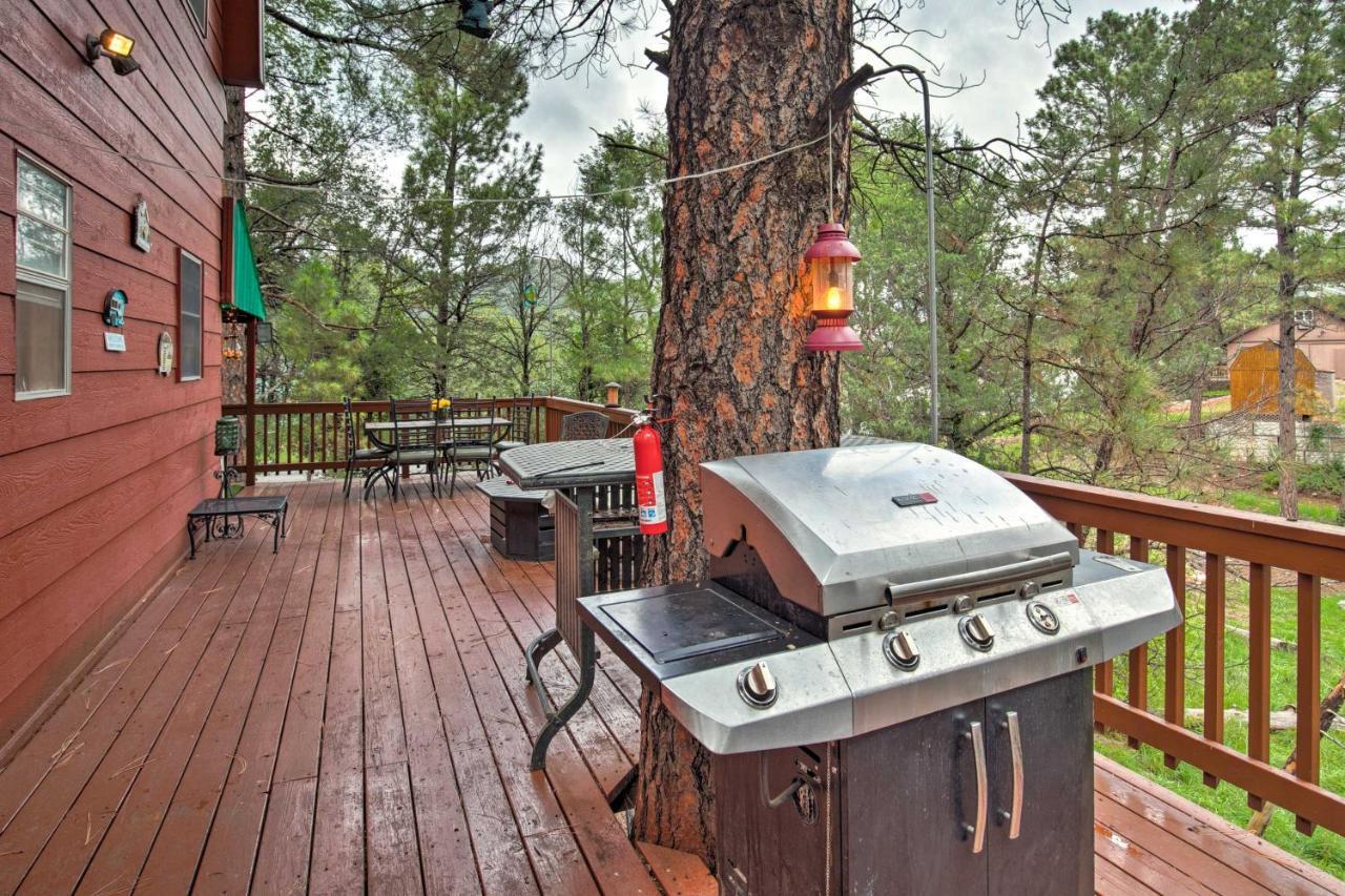 Ruidoso Cabin With Deck And Grill Less Than 3 Mi To Race Track Villa Kültér fotó